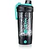 VOLTRX Shaker Bottle, Gallium USB C Rechargeable Electric Protein Shake Mixer, Shaker Cups for Protein Shakes and Meal Replacement Shakes, BPA Free, Made with Tritan, 24oz