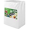 KitVacPak 100 Pint 6X10 Vacuum Food Sealer Bags with BPA Free and Heavy Duty,Commercial Grade Vacuum Sealer Freezer Bags Compatible with Any Type Vacuum Sealer Machine