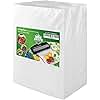 KitVacPak 100 Gallon11X16 Vacuum Food Sealer Bags with BPA Free and Heavy Duty,Commercial Grade Vacuum Sealer Freezer Bags Compatible with Any Type Vacuum Sealer