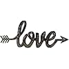 Vineworks Fair Trade Love Arrow Wall Metal Art from Haiti