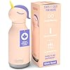 asobu Bestie Bottle Insulated Stainless Steel Water Bottle with Detachable Soft Animal Head Fun Drinking For Kids and Teens with Flexible Reusable Straw 16 Ounce (Unicorn)