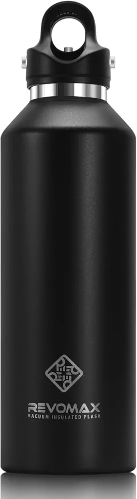 Vacuum Insulated Flask,Threadless Stainless Steel Water Bottle, One-Hand Opening Sports Water Bottle For Climbing Cycling Driving- 36H Cold, 18H Hot - 592ml / 20oz