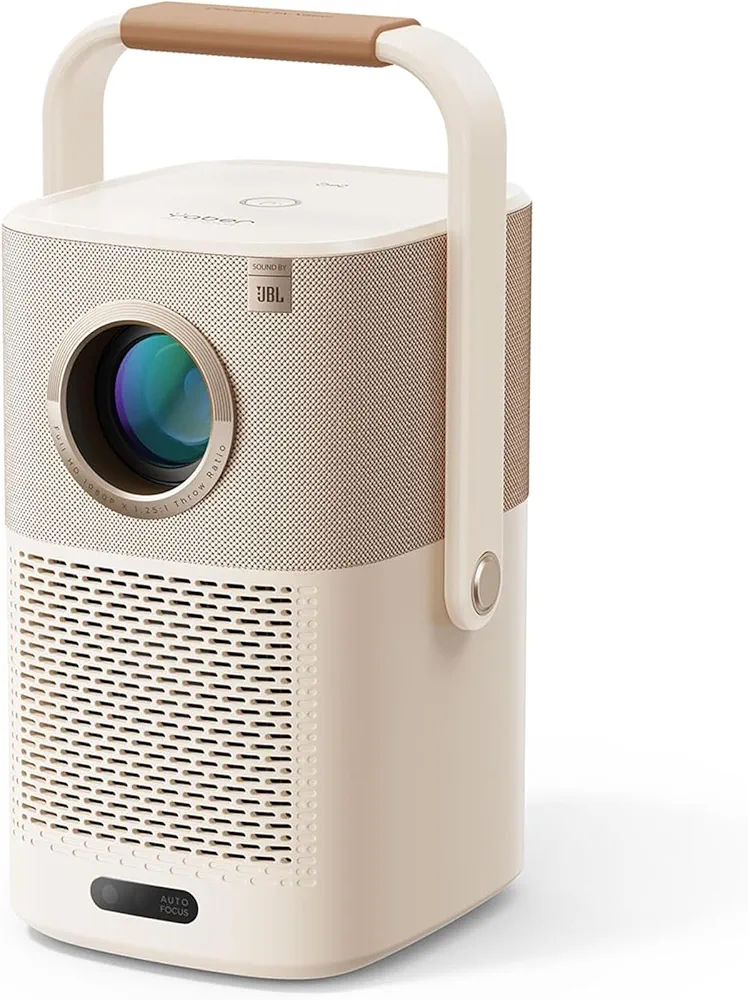 [Sound by JBL & Built-in Battery] Yaber T2 Outdoor Projector with WiFi 6 and Bluetooth, Native 1080P Smart Movie Portable Projector for Inside and Outside, Compatible with TV Dongle (Not included)