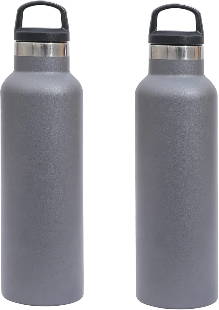 Insulated Water Bottle Stainless Steel Vacuum Insulated Double-Wall Thermos,Water Bottle with Handle Lid