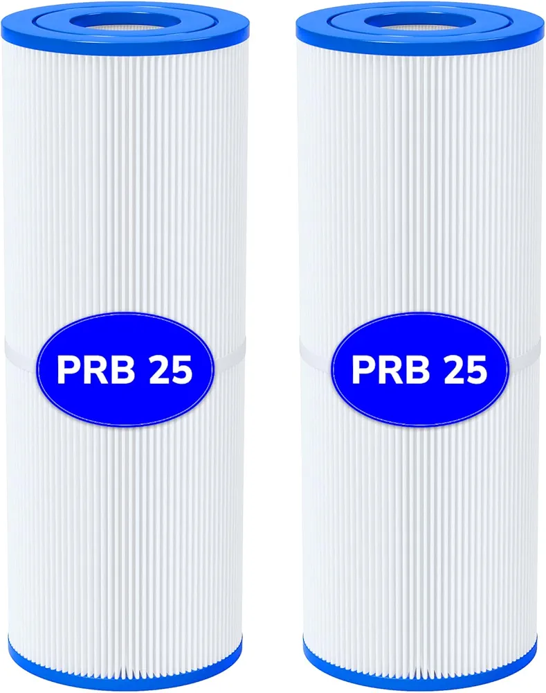 Future Way PRB25-IN Hot Tub Filter Replacement for Pleatco PRB25, Unicel C-4326, Guardian 413-106, Filbur FC-2375/FC-2370, 5X13 Drop in Spa Filter, 25 sq.ft, 2 Pack
