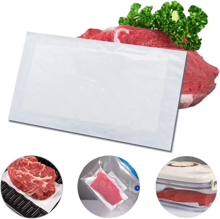 Meat Absorbent Pads 4x7 inch Dri Lock 60 Grams,White Meat Soaker Pads for Vacuum Sealer Bags (80pcs)