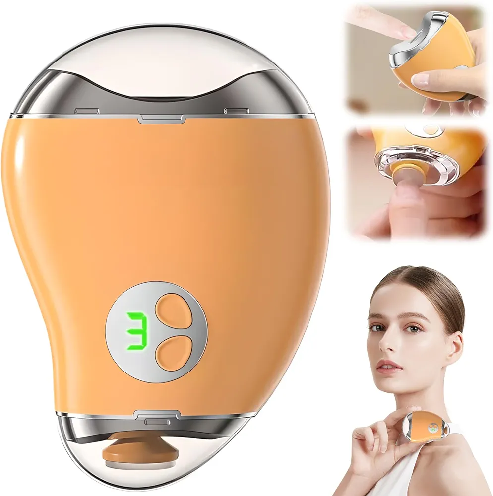 2 in 1 Electric Polishing Automatic Nail Clippers, 2024 New Electric Nail Clipper with 3 Adjustable Speeds, Automatic Nail Trimmer Toe Nail Clippers for Adults Seniors (Yellow)
