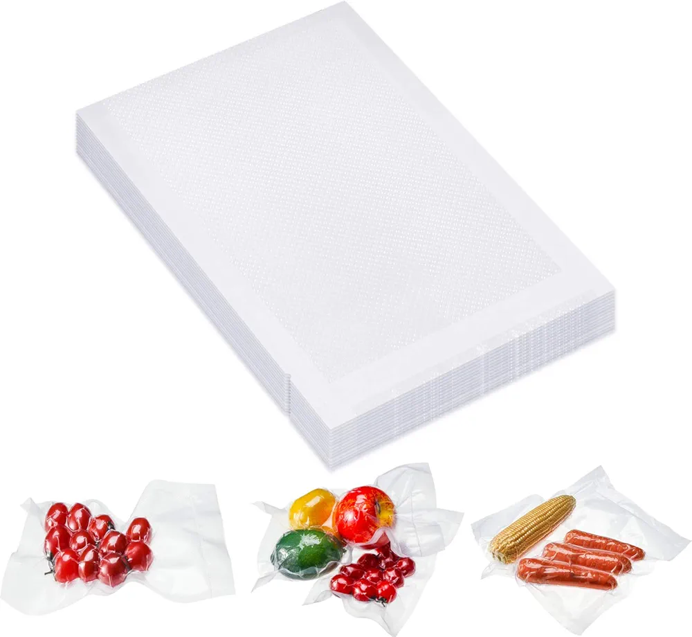 Outus 4 x 6 Inch Vacuum Heat-Seal Bags Vacuum Sealer Bags Pre-Cut Seal Bag for Food Preservation (120 Pieces)