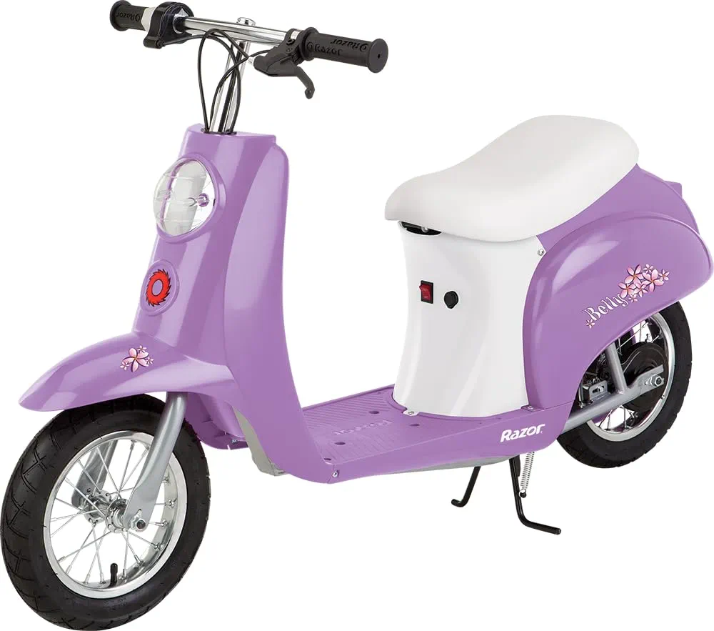 Razor Pocket Mod Miniature Euro 24V Electric Kids Ride On Retro Scooter