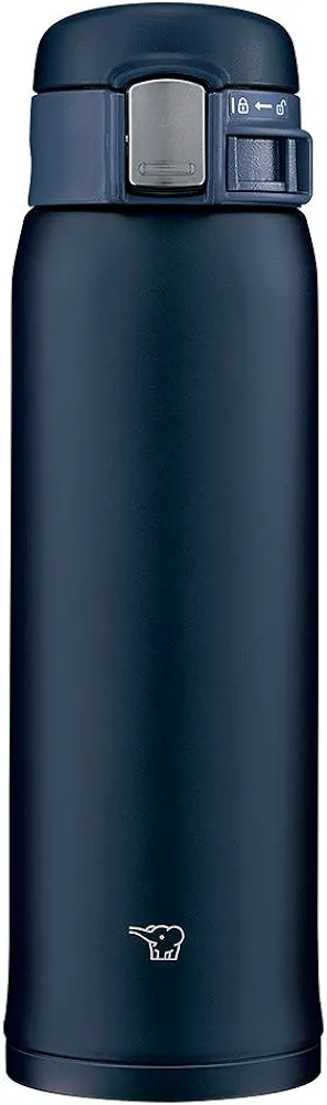 Zojirushi (ZOJIRUSHI) Water bottle direct drinking [One-touch open] Stainless steel mug 480ml Navy SM-SF48-AD