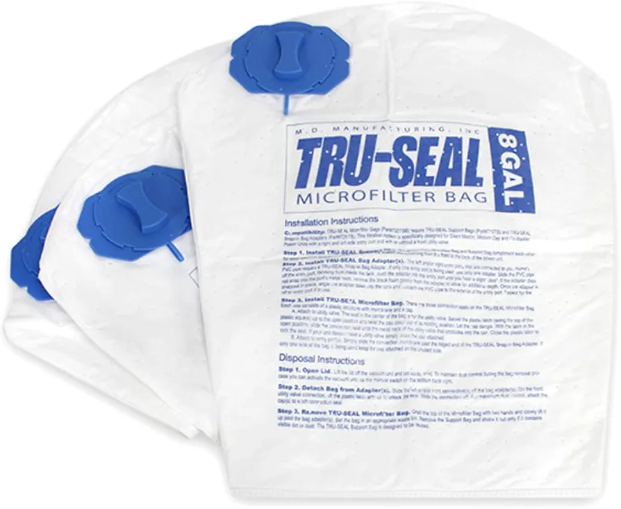 Hyperflow Tru-Seal Filtration Replacment Bag (Tru-Seal 3-Pack Bag)