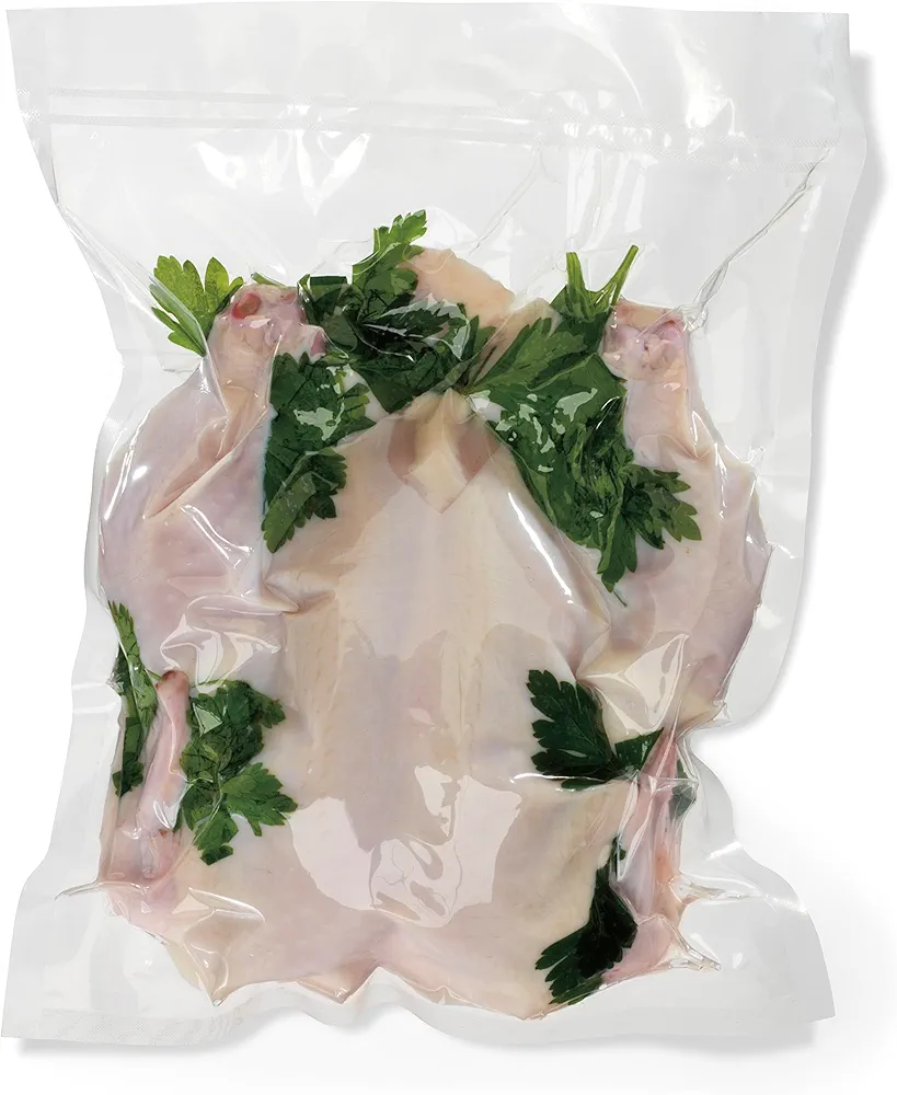 Hamilton Beach Commercial PrimaVac Chamber Vacuum Sealer Pouches, 10" x 13", 3 Mil Thickness, BPA-Free, NSF Certified, 1000 Count, HVCP31013