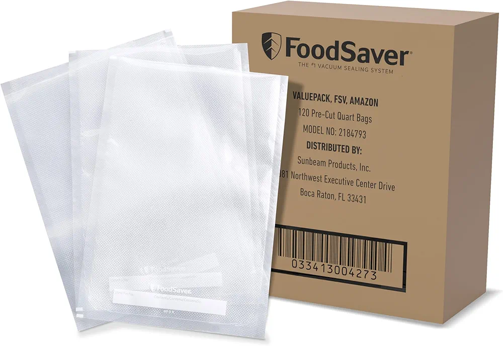 FoodSaver Quart Vacuum Seal Bags
