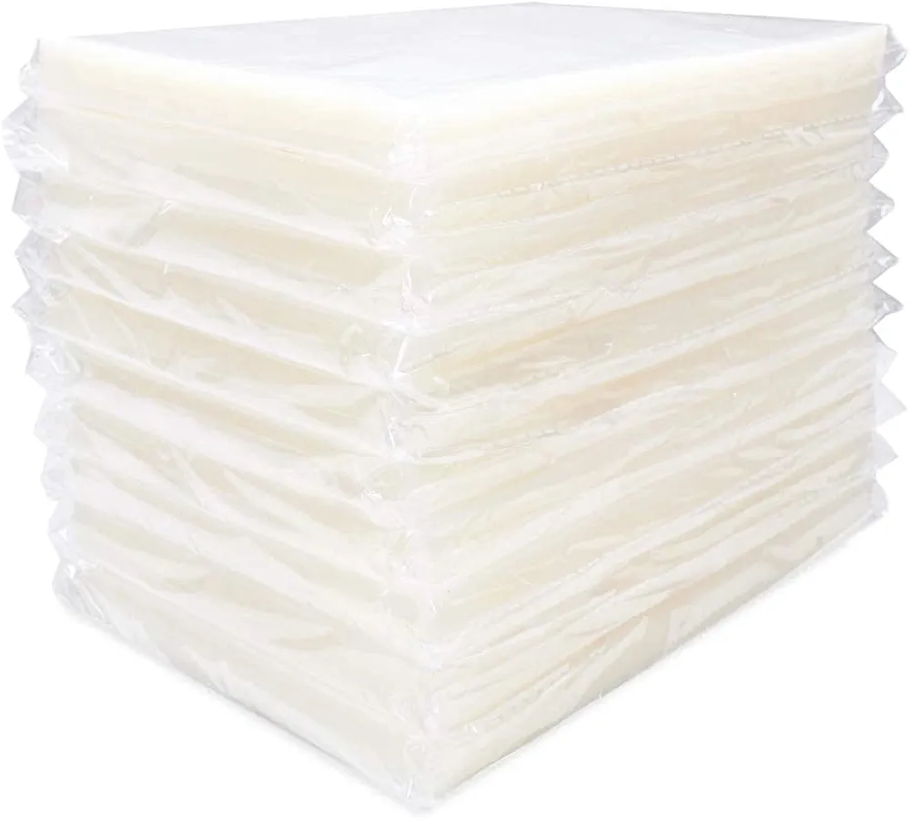 1,000 pcs 8" x 12" Quart, 3 mil Vacuum Chamber Sealer Pre-Cut Bags BPA Free Great for Food Preservation, Freezer Storage Chamber Vacuum Sealer Bags with Tear Notch