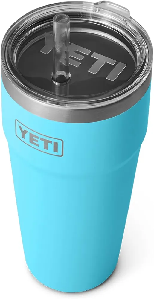 YETI Rambler 26 oz Straw Cup, Vacuum Insulated, Stainless Steel with Straw Lid