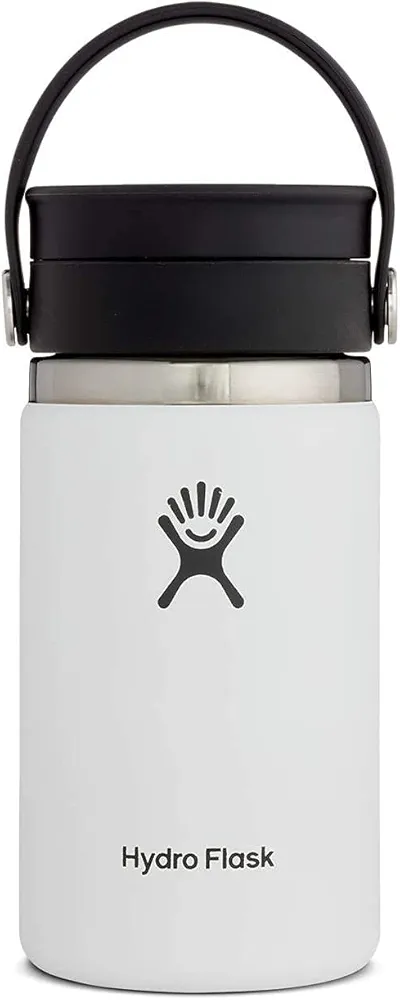 Hydro Flask 12 oz Wide Mouth Bottle with Flex Sip Lid White